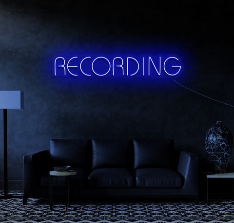 Recording LED Neon Sign – The Neon Factory