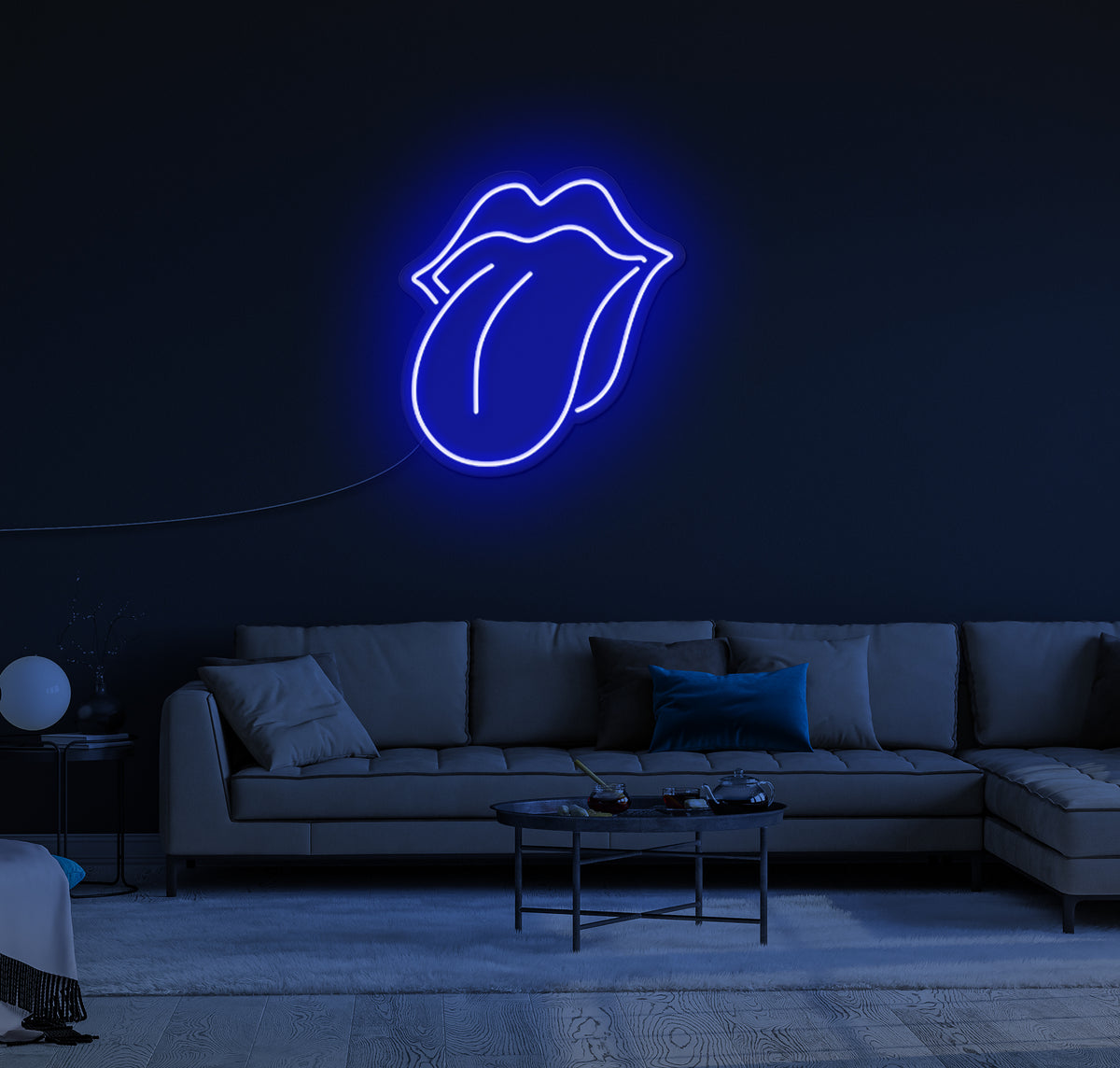 Rolling Stones Logo LED Neon Sign