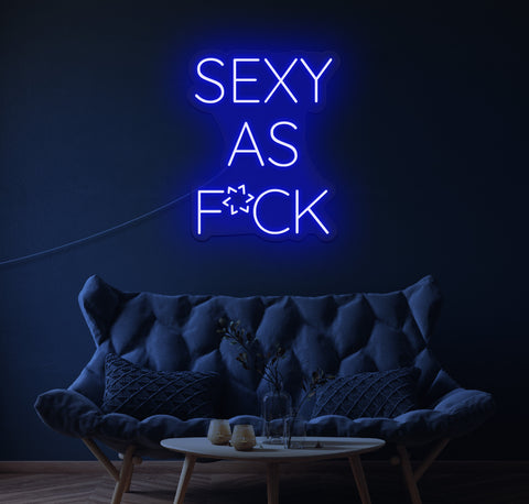 Sexy as F*** LED Neon Sign