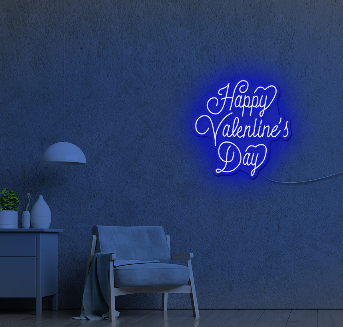 Happy Valentines Day LED Neon Sign