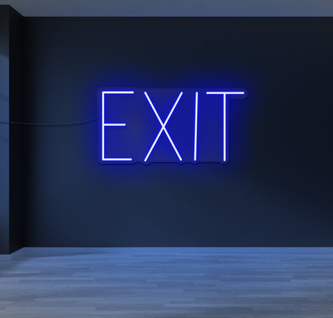 Simple Exit LED Neon Sign