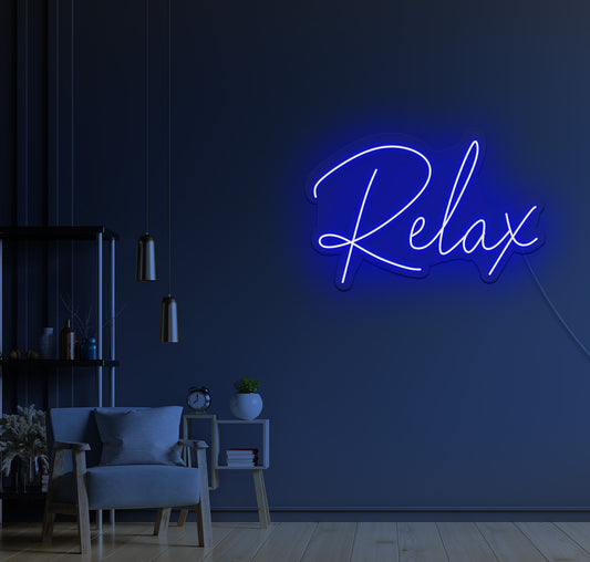 Relax LED Neon Sign