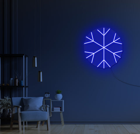 Snowflake LED Neon Sign