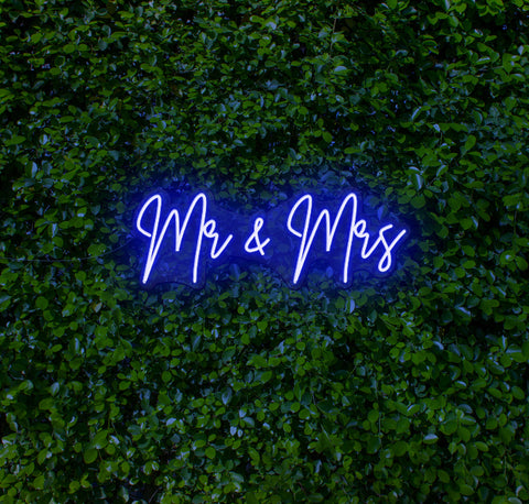 Mr & Mrs LED Neon Sign