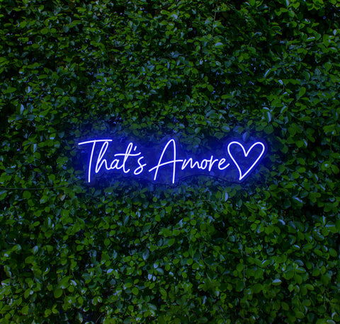 That's Amore (Heart) LED Neon Sign