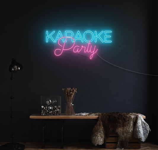 Karaoke Party LED Neon Sign