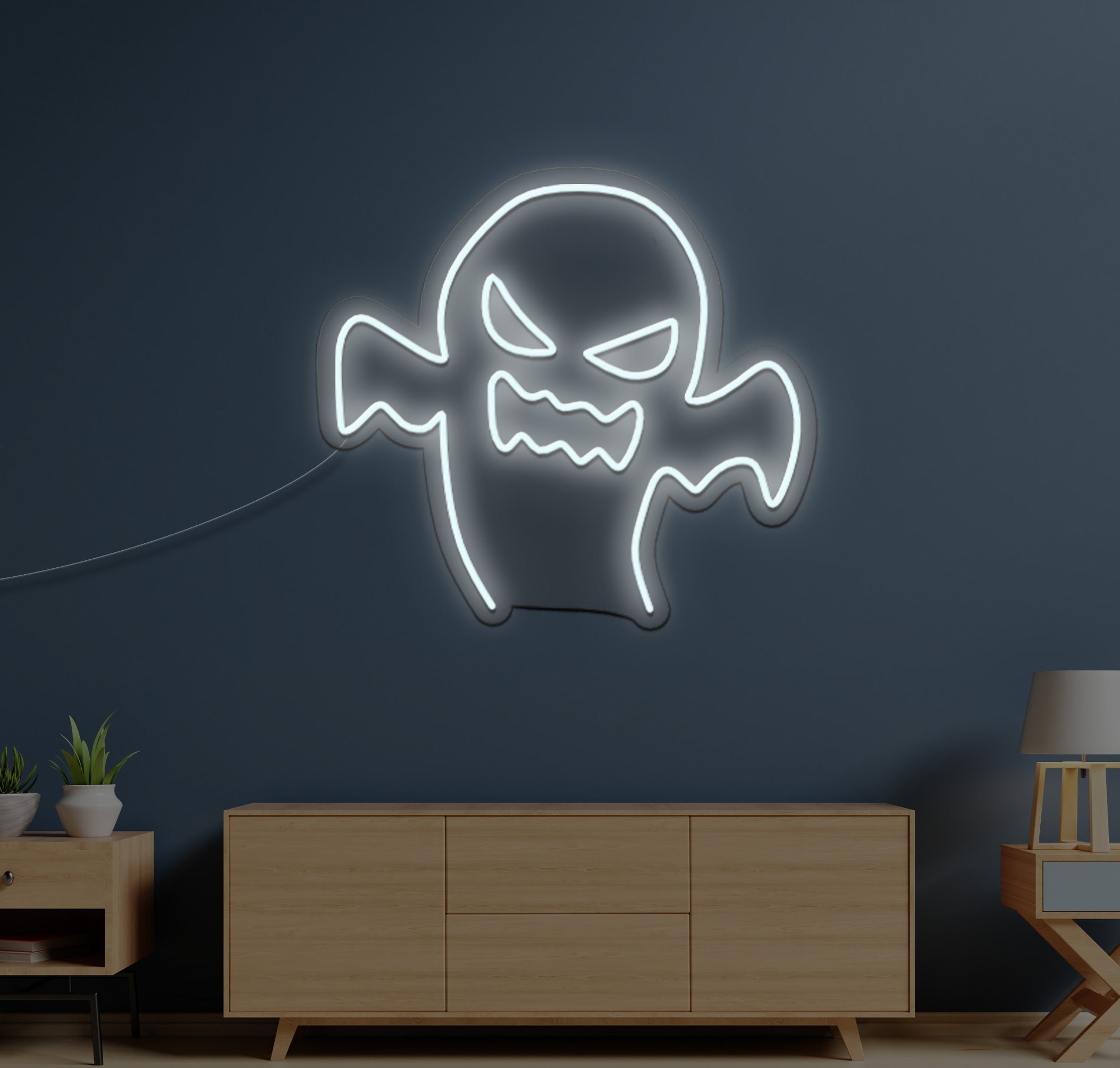 Ghost LED Neon Sign - Halloween Lights – The Neon Factory