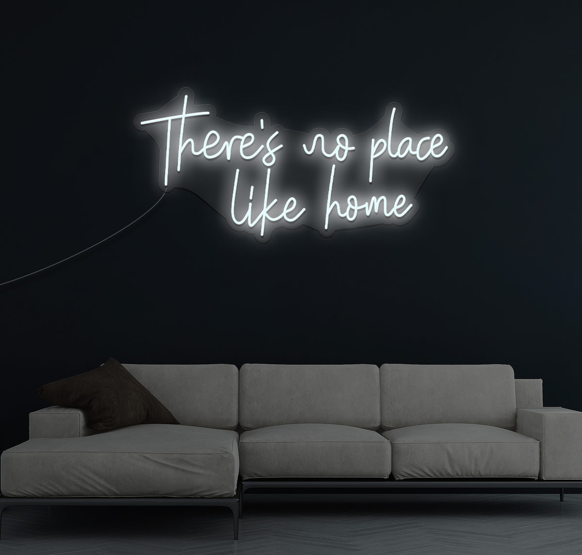 There's No Place Like Home LED Neon Sign