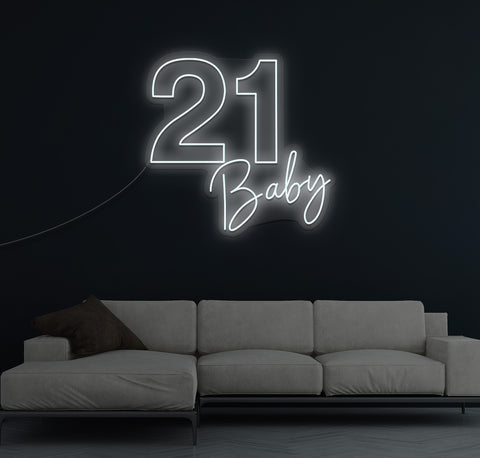 21 Baby LED Neon Sign