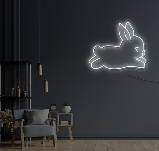 Baby Rabbit LED Neon Sign
