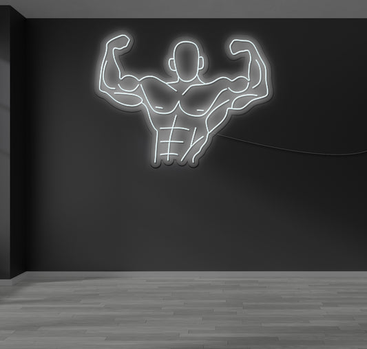 Strong Man LED Neon Sign