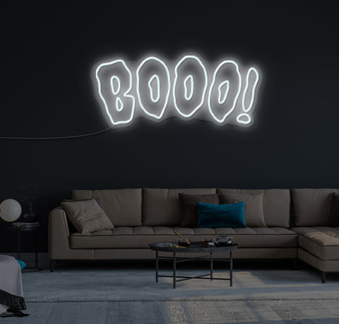 BOOO! LED Neon Sign