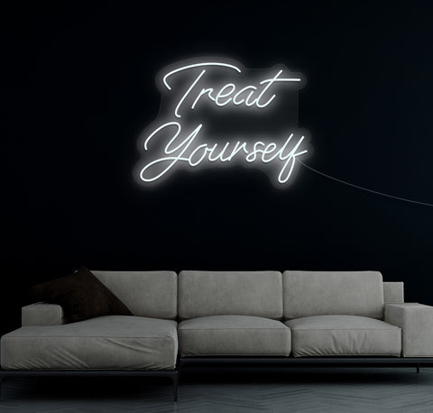 Treat Yourself LED Neon Sign