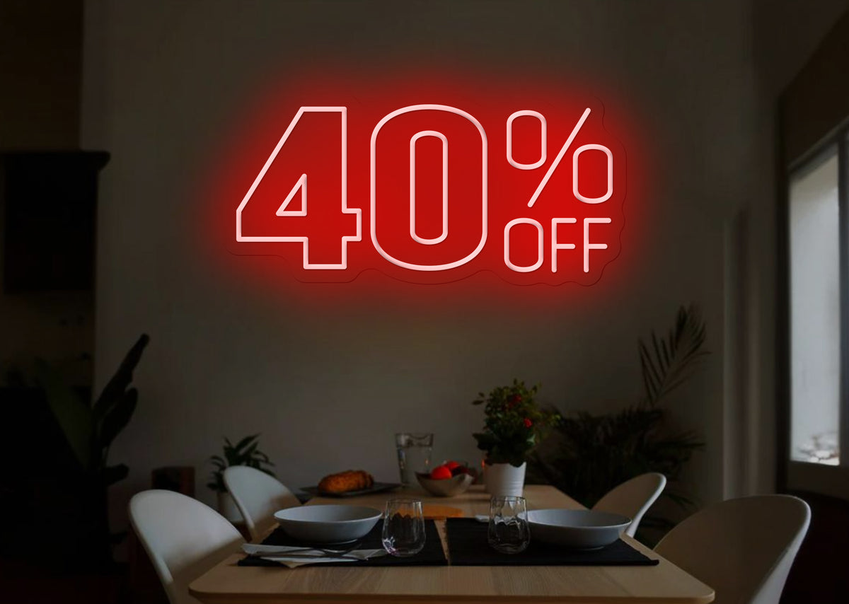 40% Off LED Neon Sign