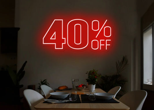 40% Off LED Neon Sign