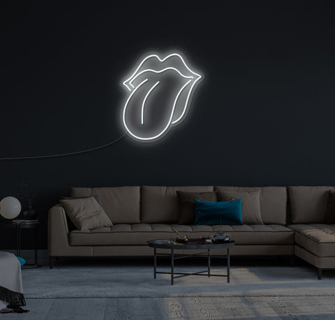 Rolling Stones Logo LED Neon Sign