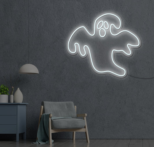 Ghost One LED Neon Sign