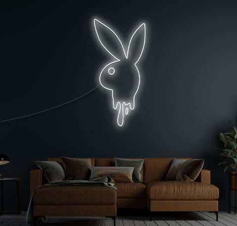 Bunny Boy Drip LED Neon Sign