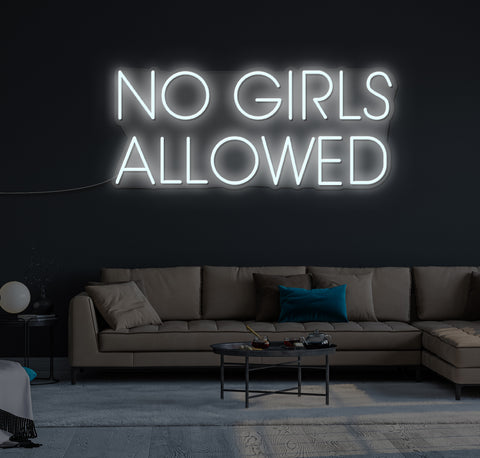 No Girls Allowed LED Neon Sign