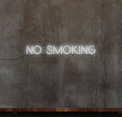 No Smoking Old School LED Neon Sign