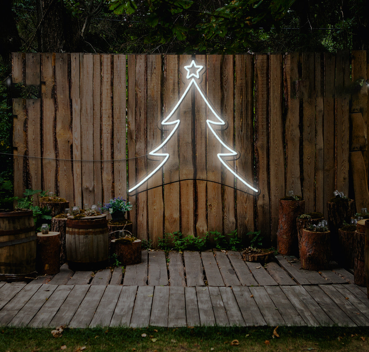Christmas Tree LED Neon Sign