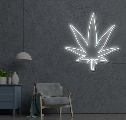 Marijuana Leaf LED Neon Sign