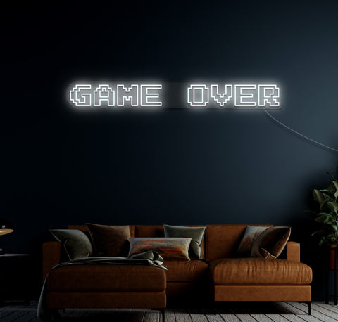 Game Over LED Neon Sign