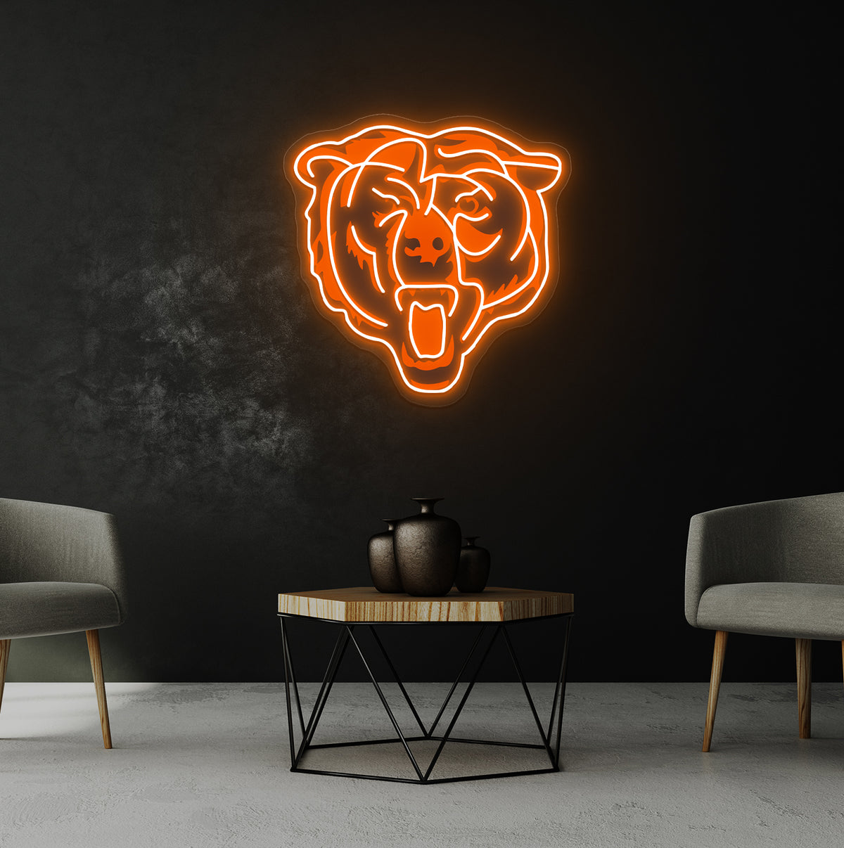 Chicago American Football LED Neon Sign