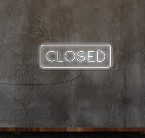 CLOSED LED Neon Sign