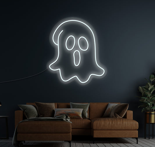 Balaclava Ghost LED Neon Sign