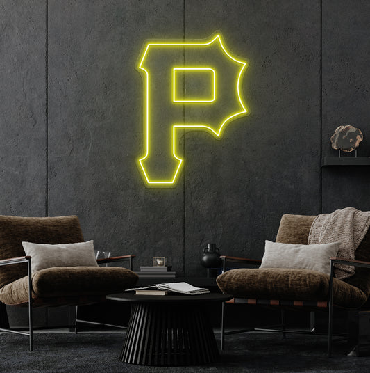 Pittsburgh Baseball LED Neon Sign
