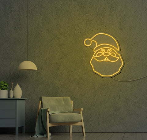 Happy Santa LED Neon Sign