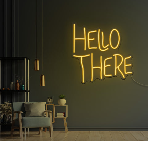 Hello There LED Neon Sign