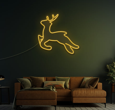 Reindeer LED Neon Sign