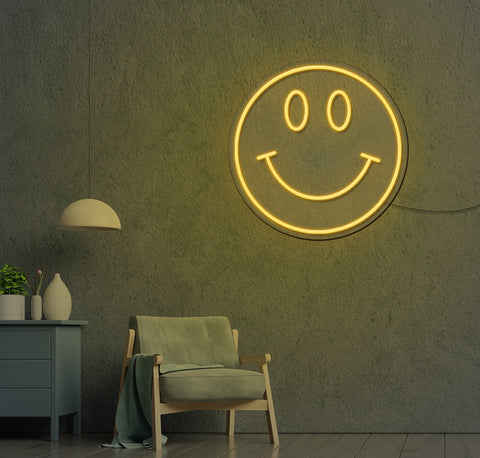 Mr Happy LED Neon Sign