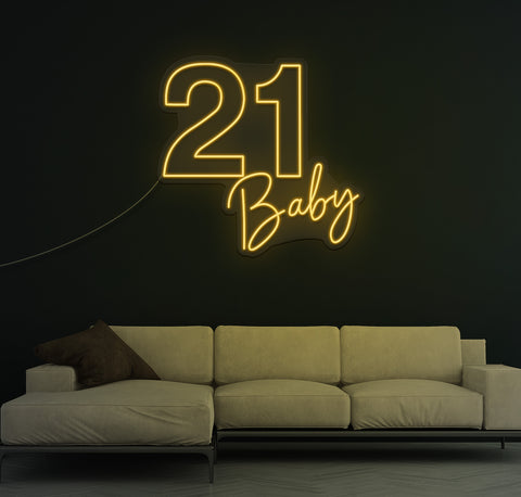 21 Baby LED Neon Sign