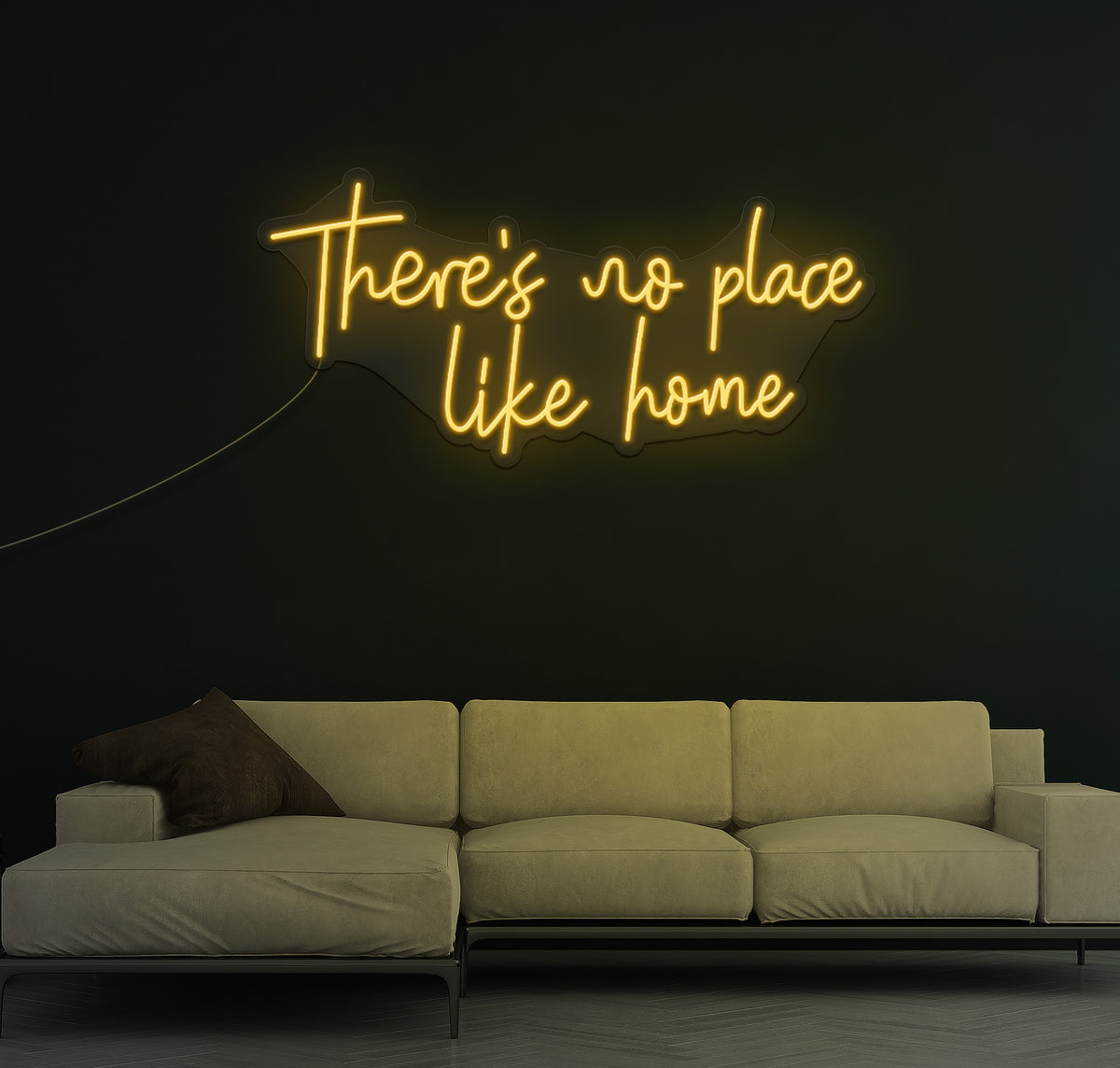 There's No Place Like Home LED Neon Sign