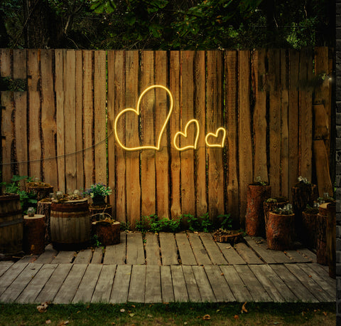 Heart Family LED Neon Sign