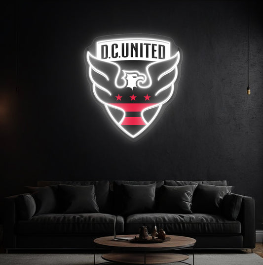 D.C. Soccer Team LED Neon Sign