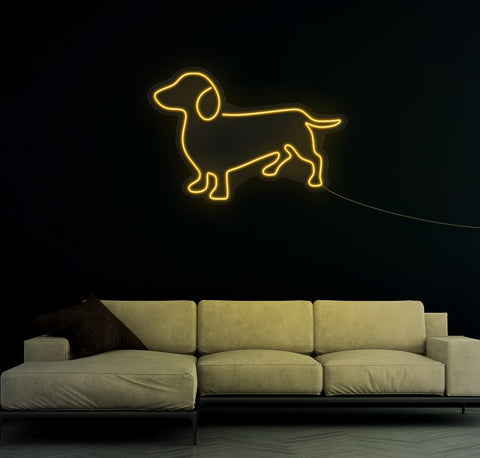 Sausage Dog LED Neon Sign