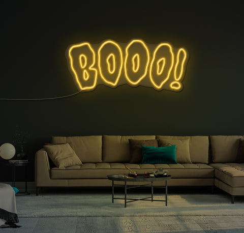 BOOO! LED Neon Sign