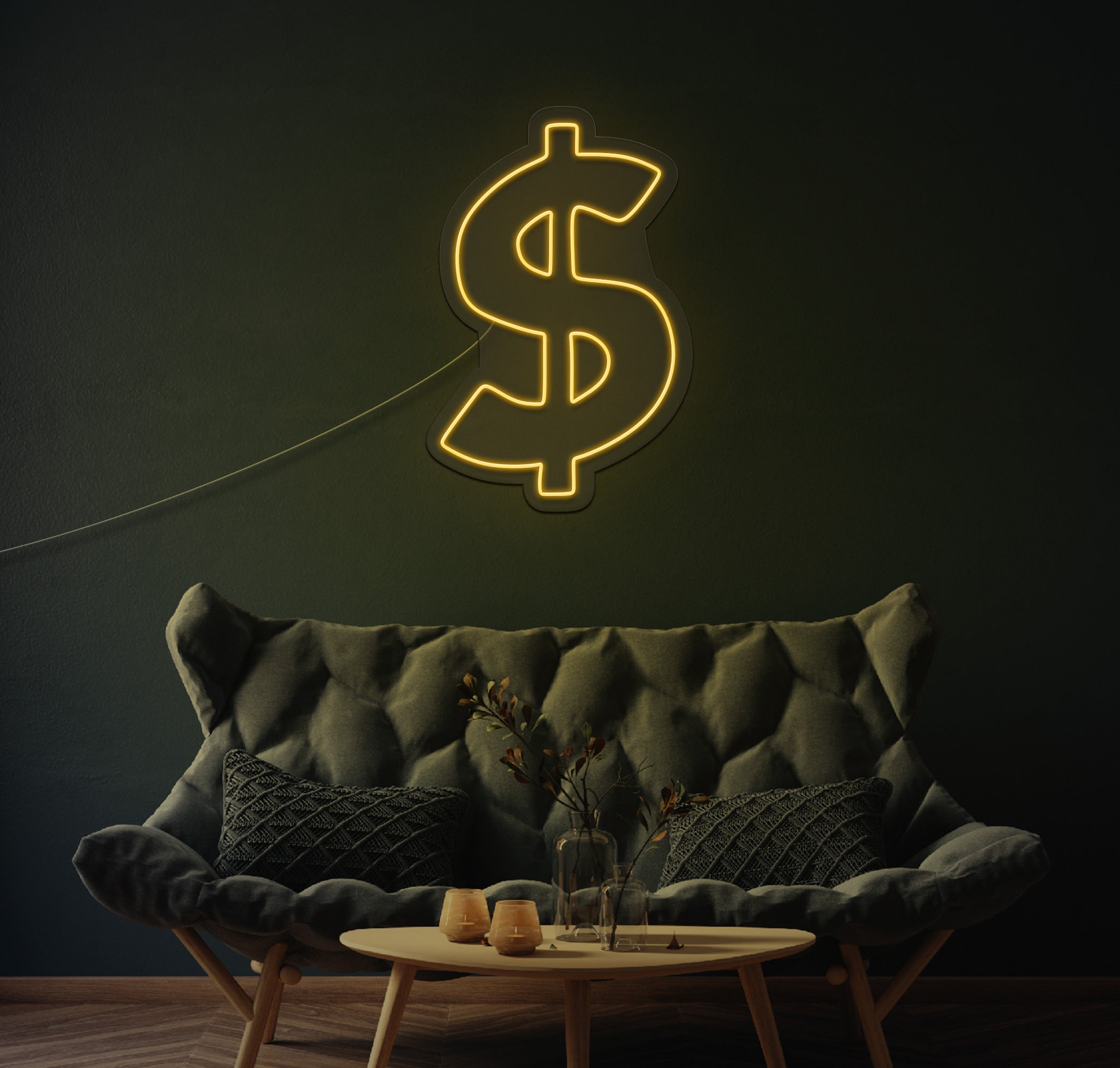Led Maney Dollar Sign LED Neon Sign – The Neon Factory Australia