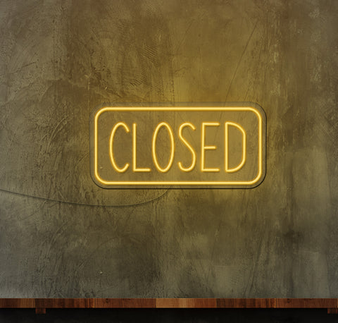 Closed Boxed LED Neon Sign