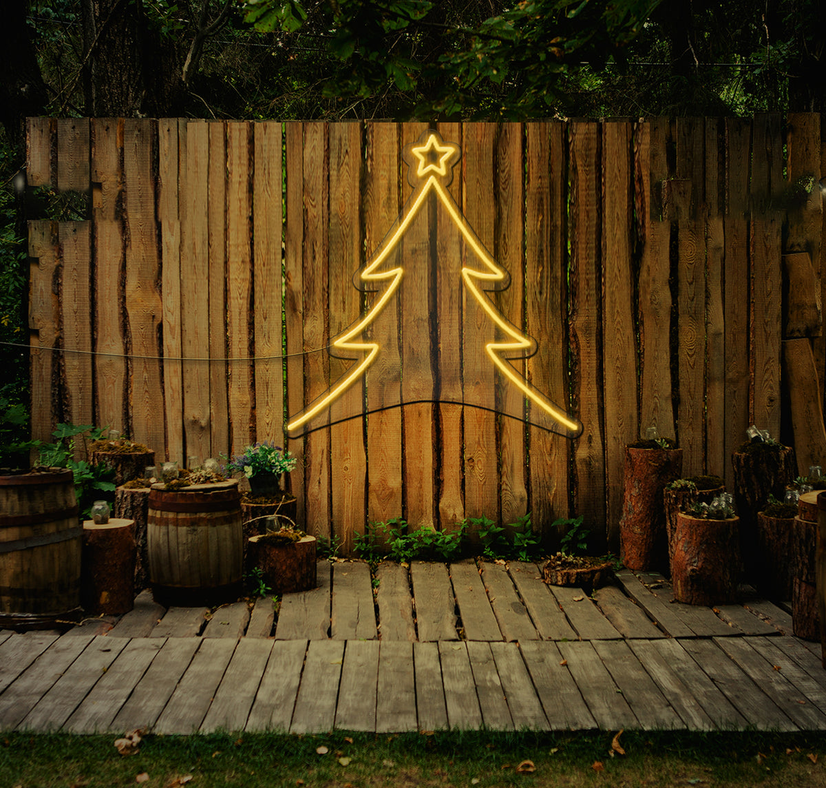 Christmas Tree LED Neon Sign