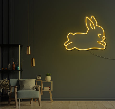 Baby Rabbit LED Neon Sign