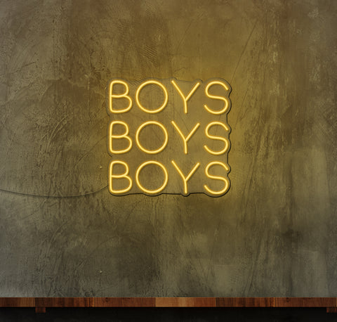 Boys, Boys, Boys LED Neon Sign