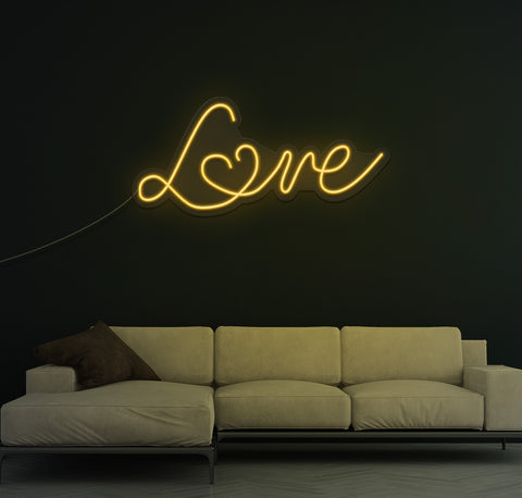 Red Love LED Neon Sign