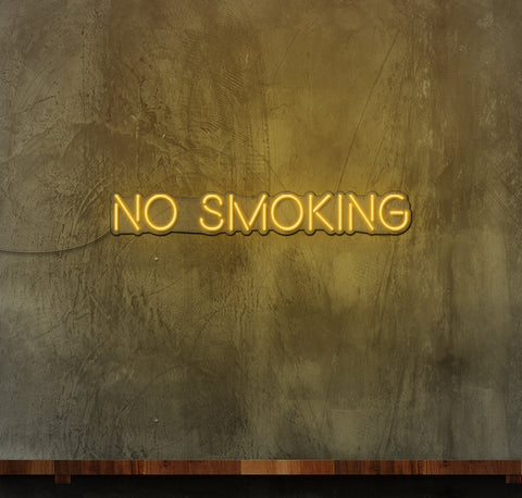 No Smoking Old School LED Neon Sign