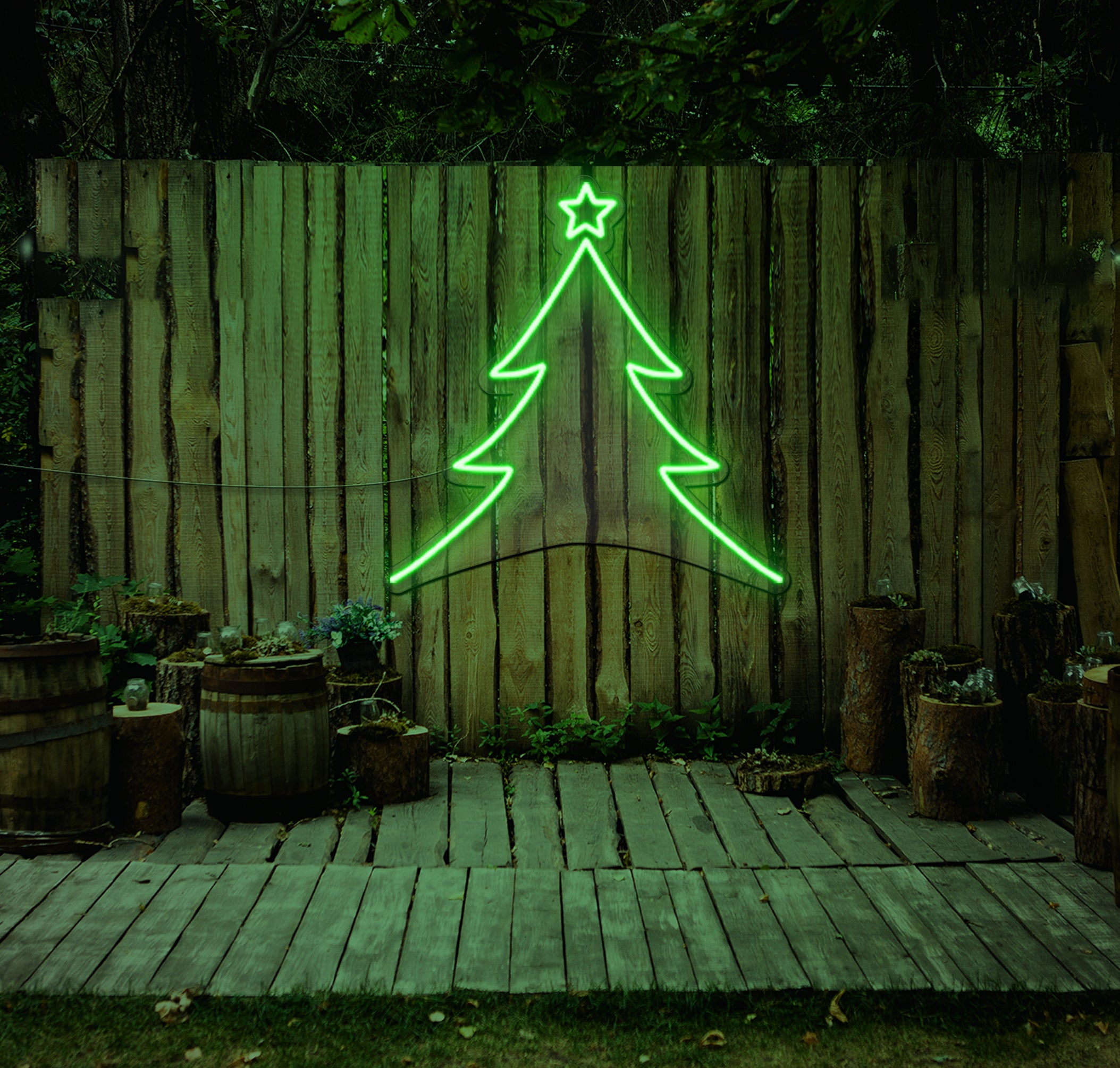 Christmas tree Neon Sign – The Neon Factory Australia