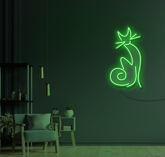 Kitty Cat LED Neon Sign
